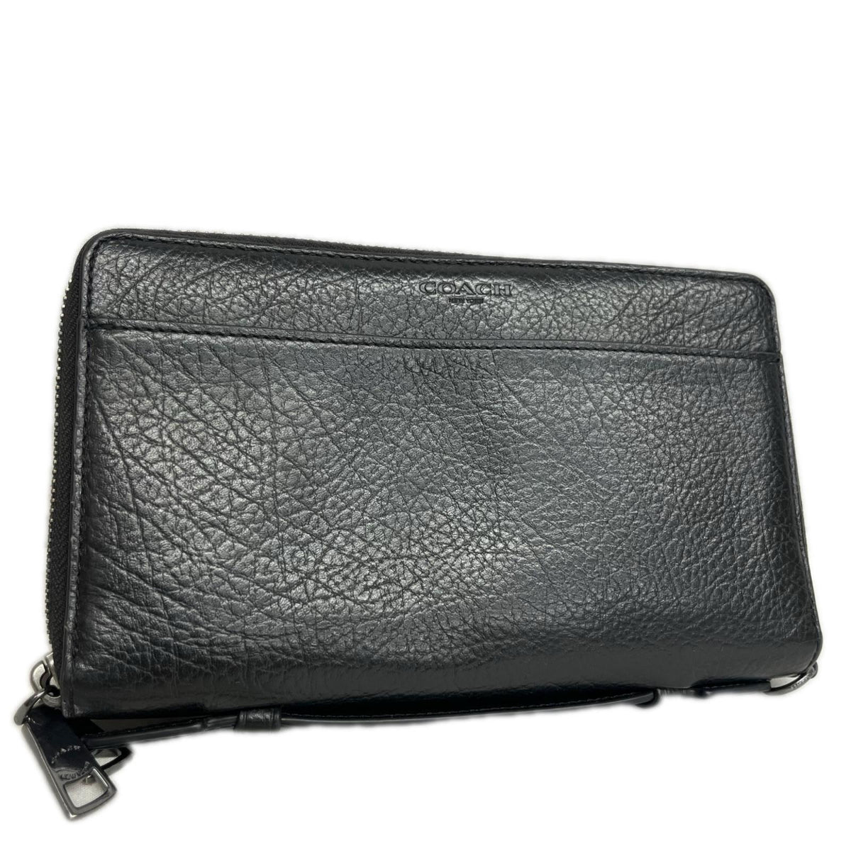 COACH ダブルジップ トラベルオーガナイザー ブラック