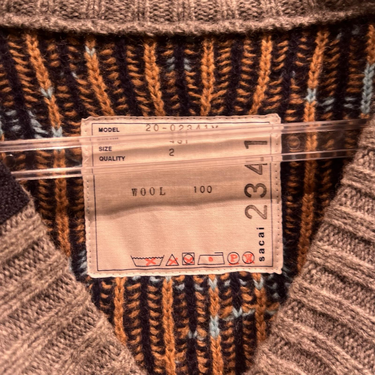 ニット ×Dr.Woo 20AW ライダースニット