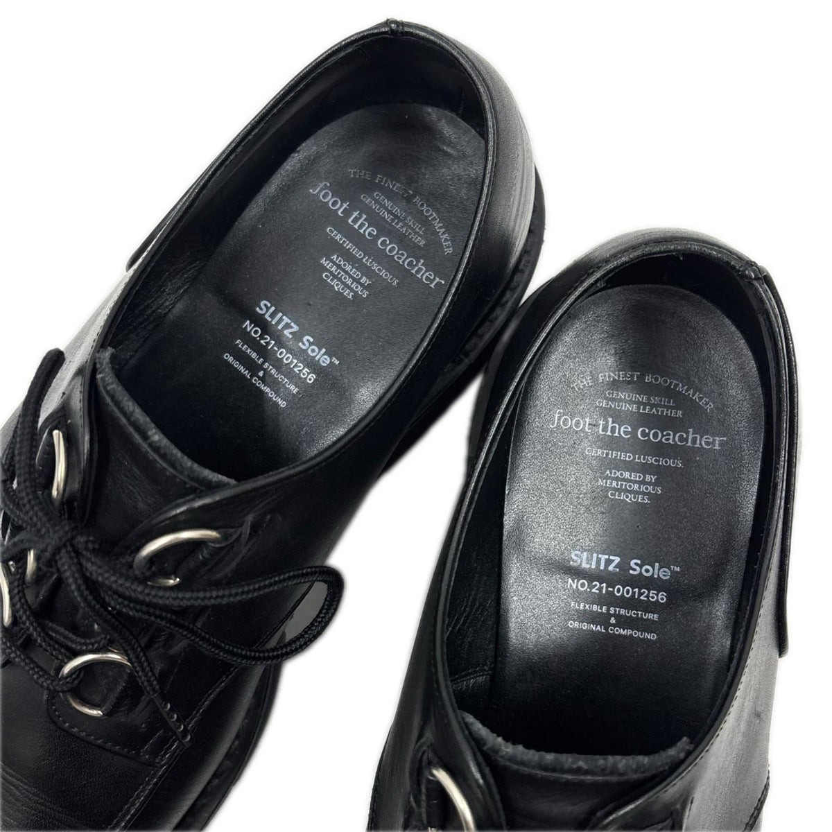 シューズ CHAOS U-TIP SHOES  黒 (8) ブラック