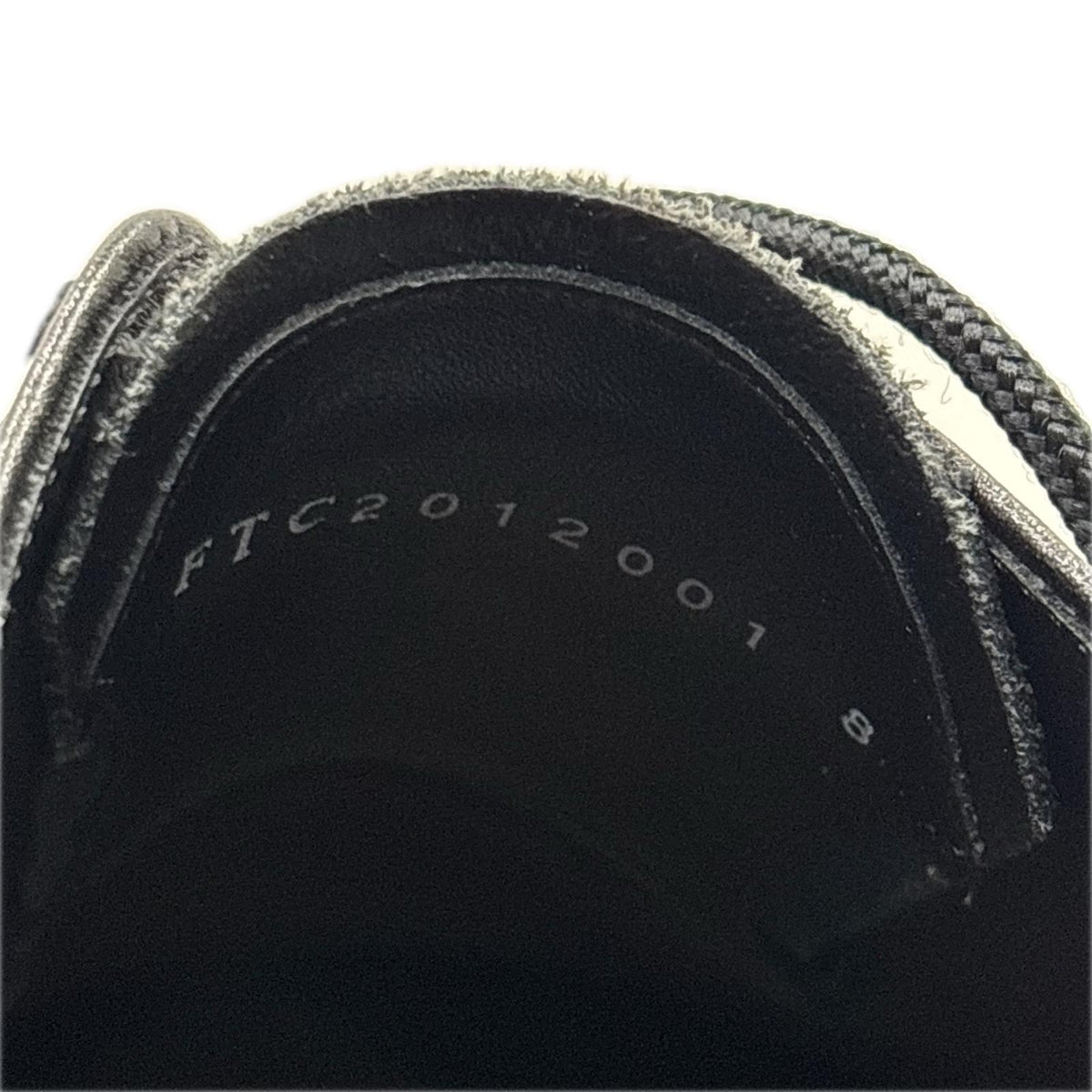 シューズ CHAOS U-TIP SHOES  黒 (8) ブラック