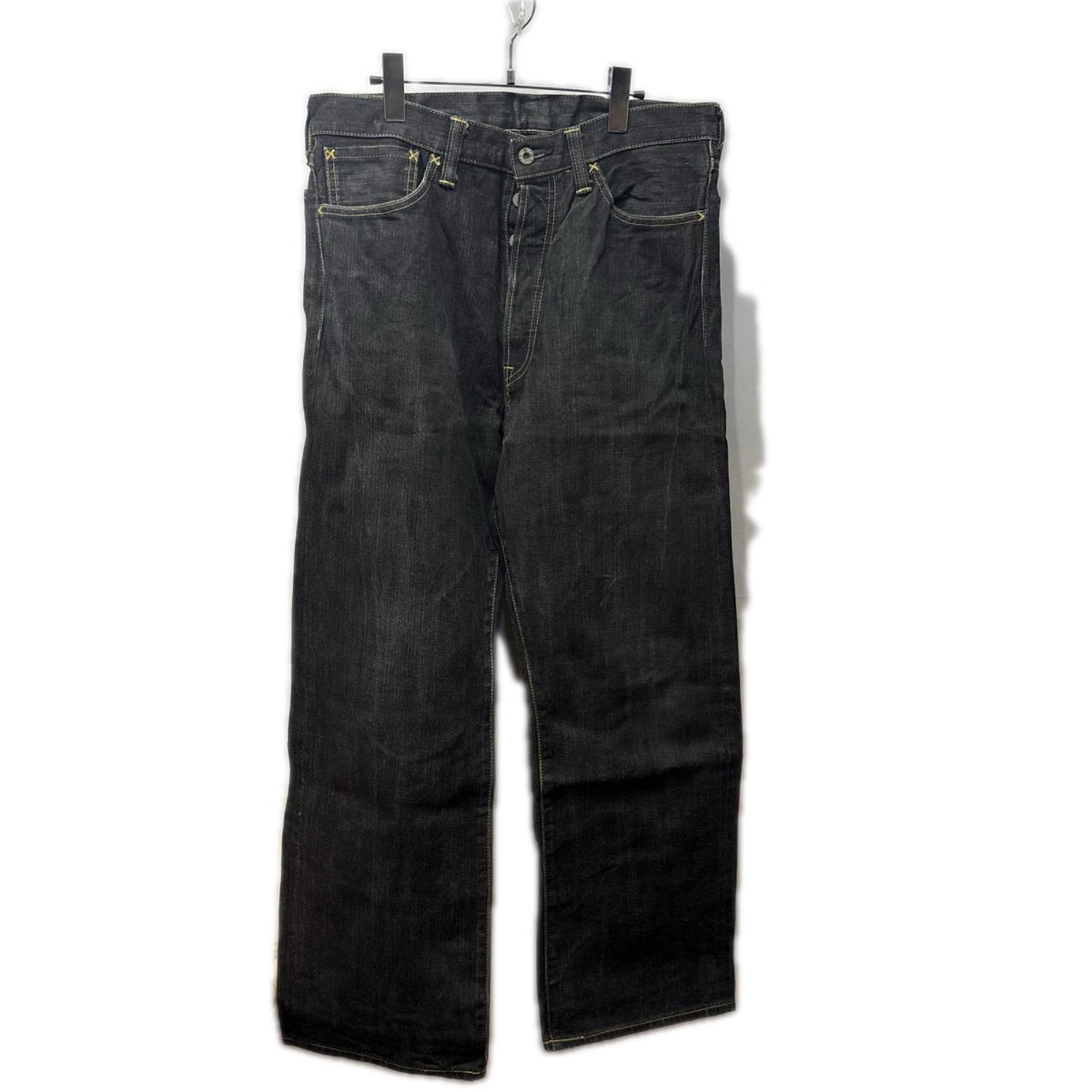 デニムパンツ ｼﾝﾁﾊﾞｯｸﾃﾞﾆﾑﾊﾟﾝﾂ 黒 (W34) 34 ブラック