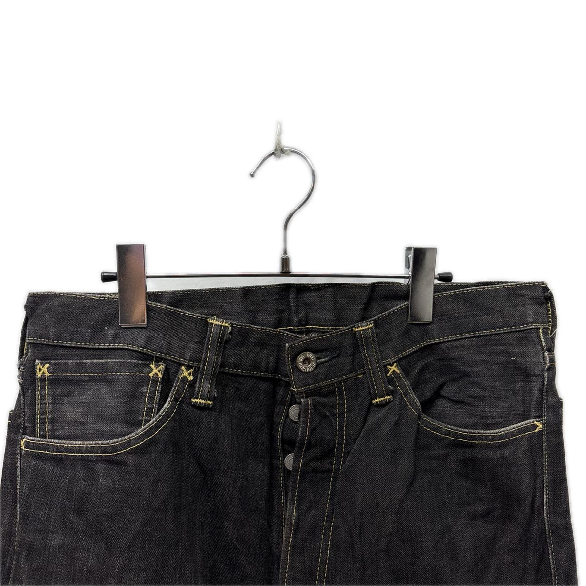 デニムパンツ ｼﾝﾁﾊﾞｯｸﾃﾞﾆﾑﾊﾟﾝﾂ 黒 (W34) 34 ブラック