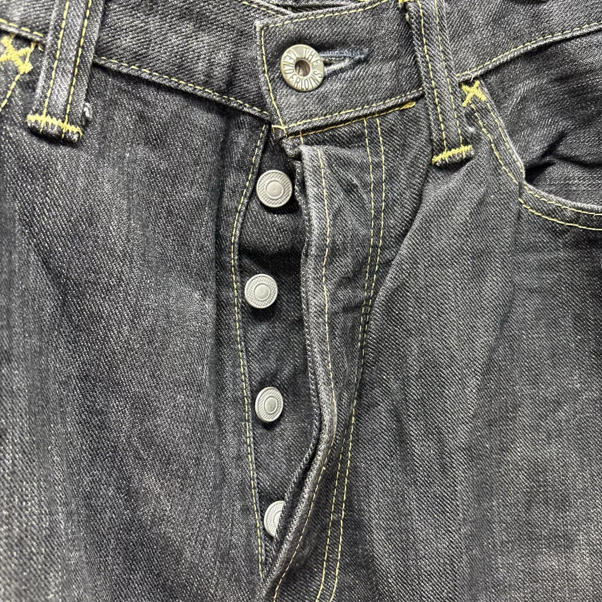 デニムパンツ ｼﾝﾁﾊﾞｯｸﾃﾞﾆﾑﾊﾟﾝﾂ 黒 (W34) 34 ブラック