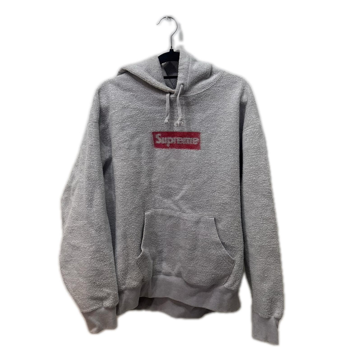 パーカー 23SS Inside Out Box Logo Hooded Sweat S グレー