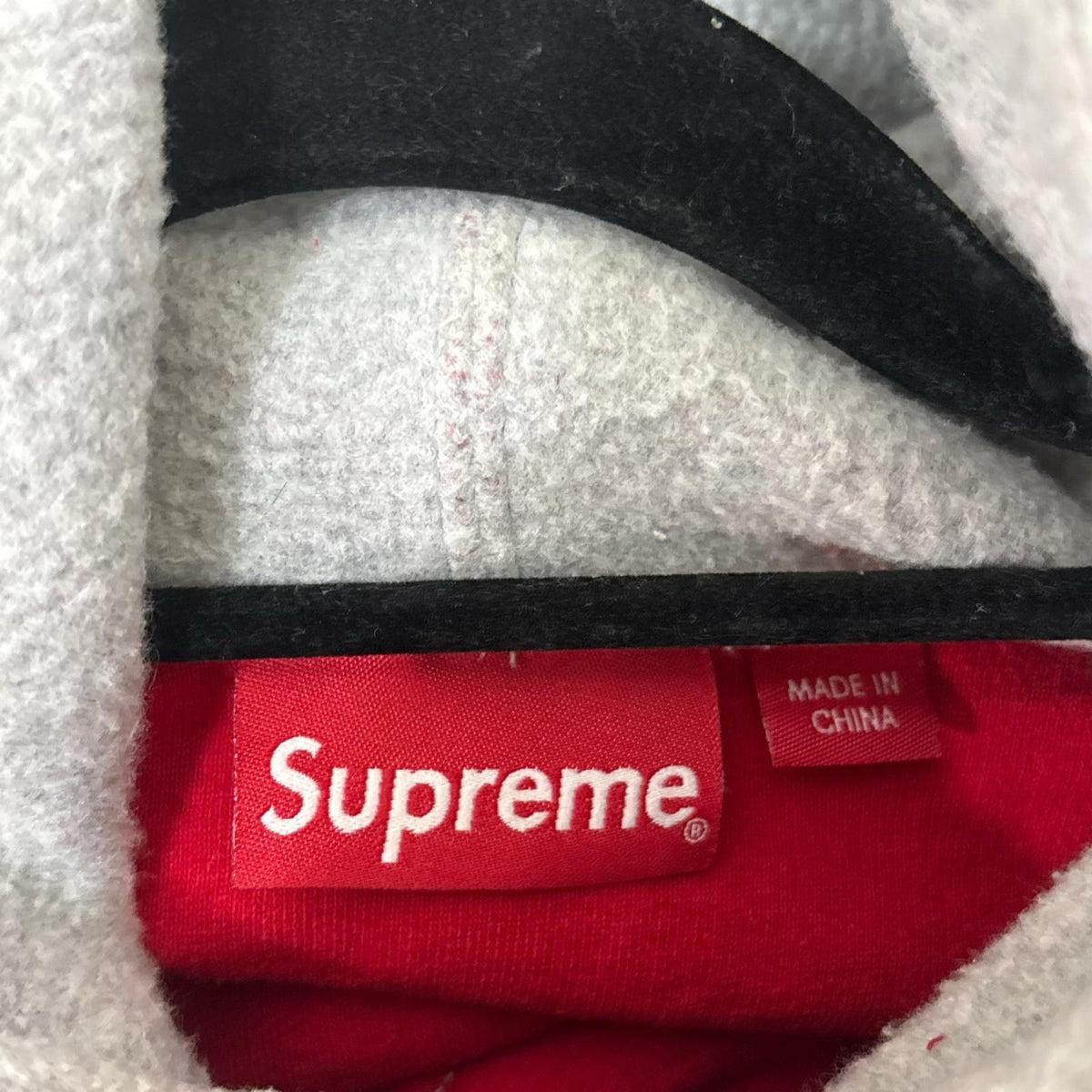 パーカー 23SS Inside Out Box Logo Hooded Sweat S グレー