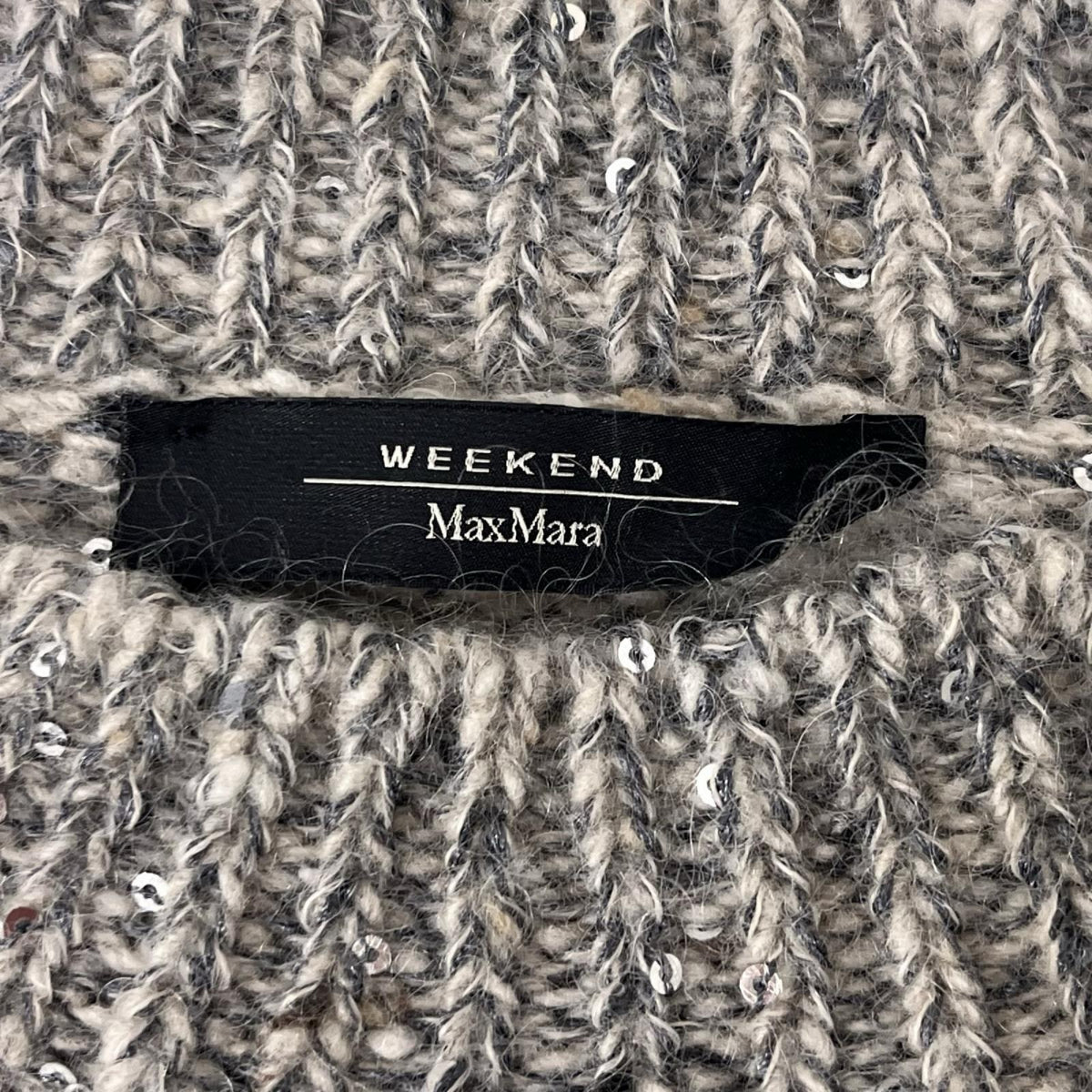 ニット Weekend Max Mara ｽﾊﾟﾝｺｰﾙ ｾｰﾀｰ L グレー