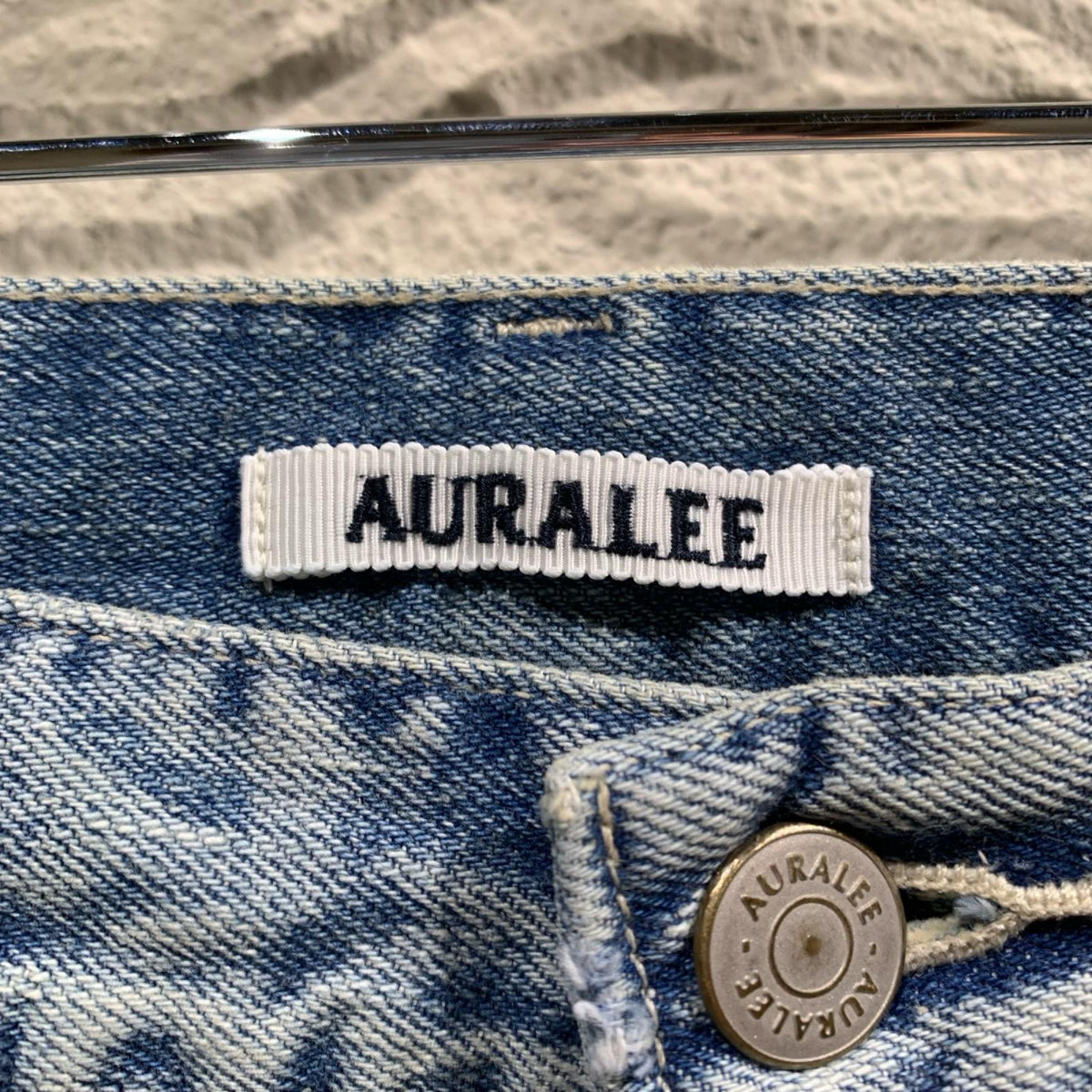 デニムパンツ 26ss FADED LIGHT DENIM WIDE PANTS