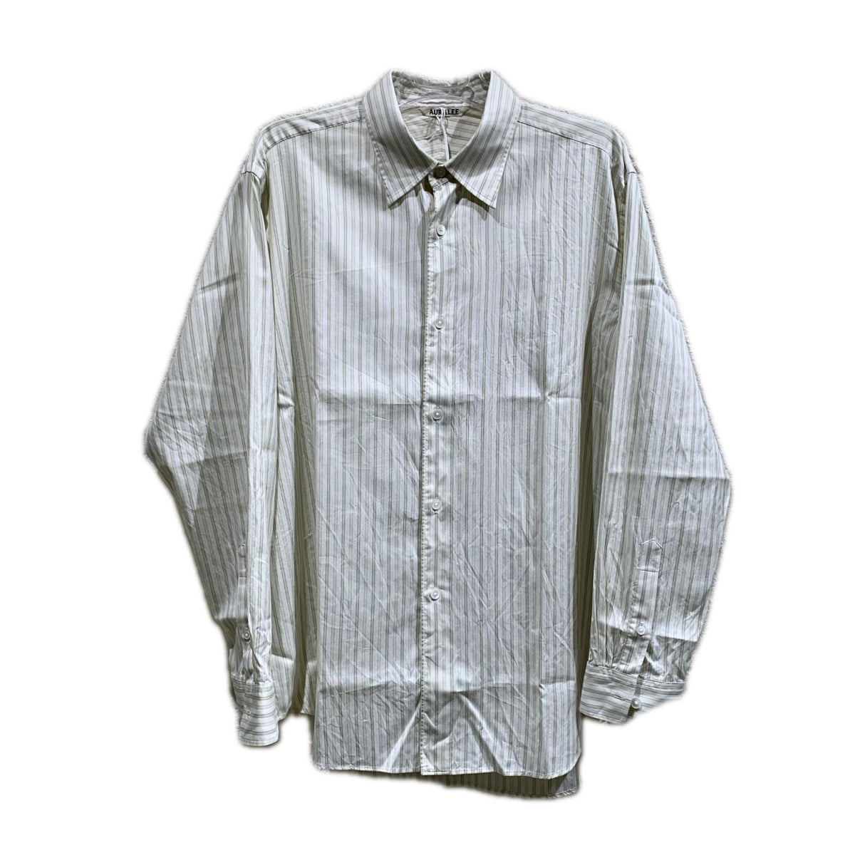 長袖シャツ 26SS COTTON SILK STRIPE SHIRT