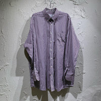 長袖シャツ MAISON MARGIELA 19AW ストライプオーバーサイズ長袖シャツ