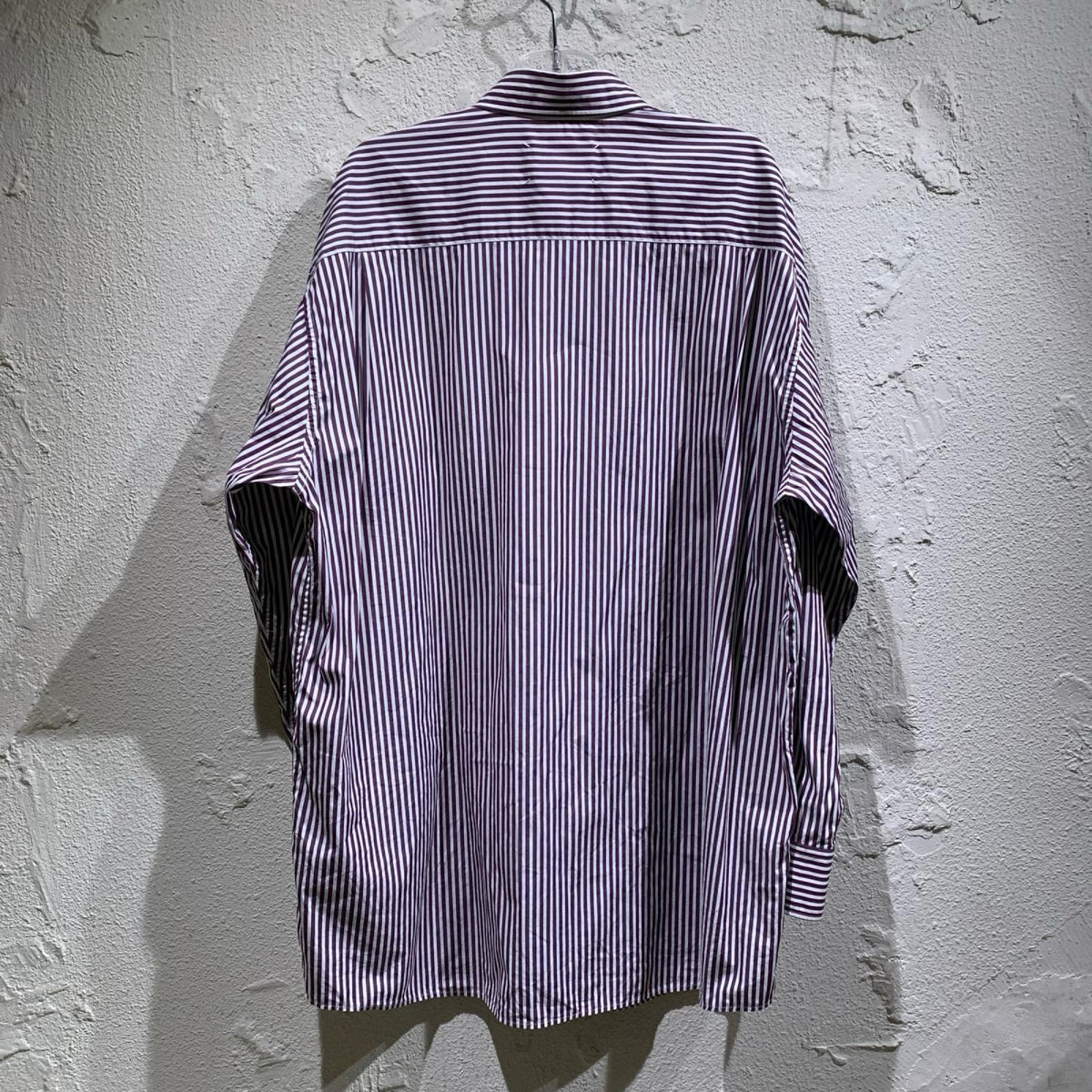 長袖シャツ MAISON MARGIELA 19AW ストライプオーバーサイズ長袖シャツ
