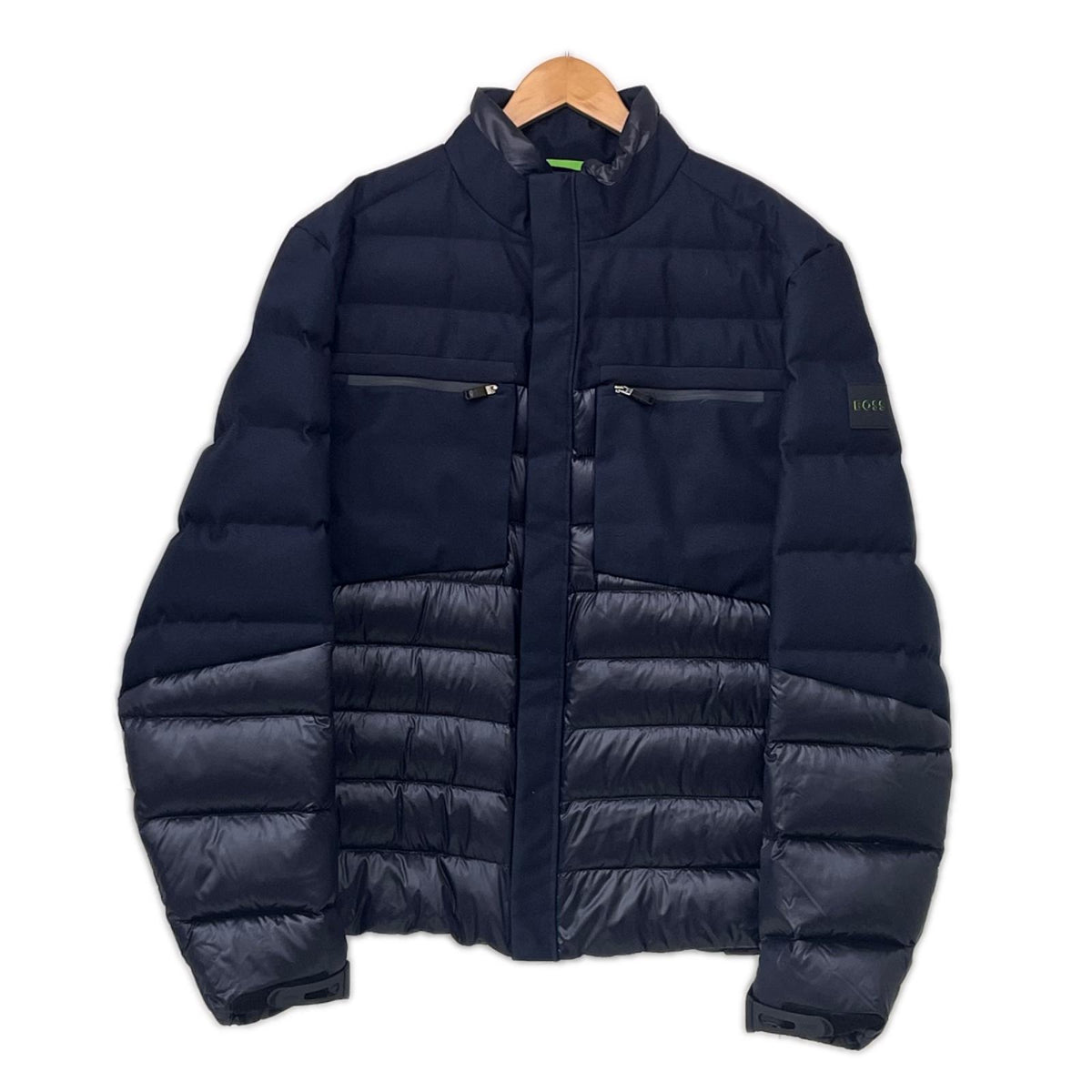 ダウンジャケット HUGO BOSS J Bergen Hybrid Down XXL ブラック
