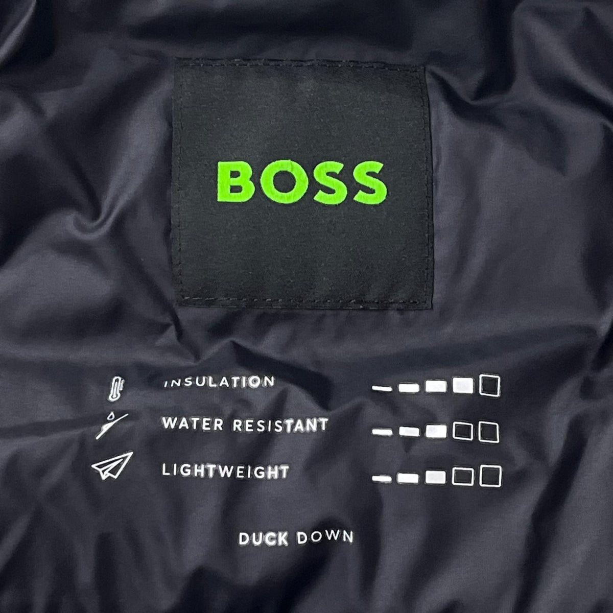 ダウンジャケット HUGO BOSS J Bergen Hybrid Down XXL ブラック