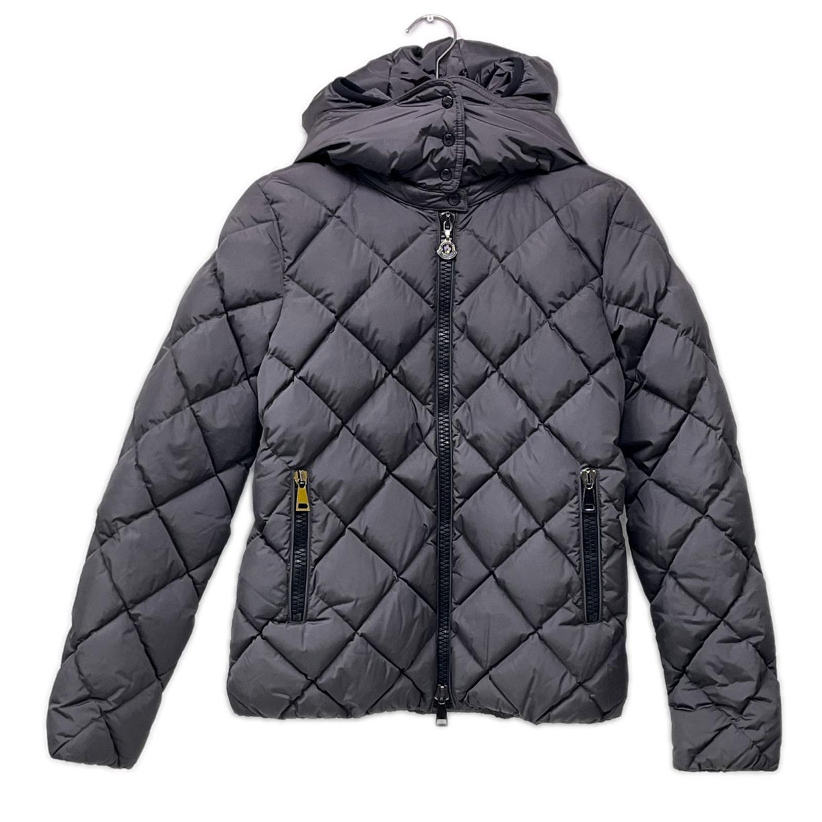 ダウンジャケット MONCLER BOURG GIUBBOTTO ｷﾙﾃｨﾝｸﾞﾀﾞｳﾝｼﾞｬｹｯﾄ 1 ﾁｬｺｰﾙ 1 ブラック