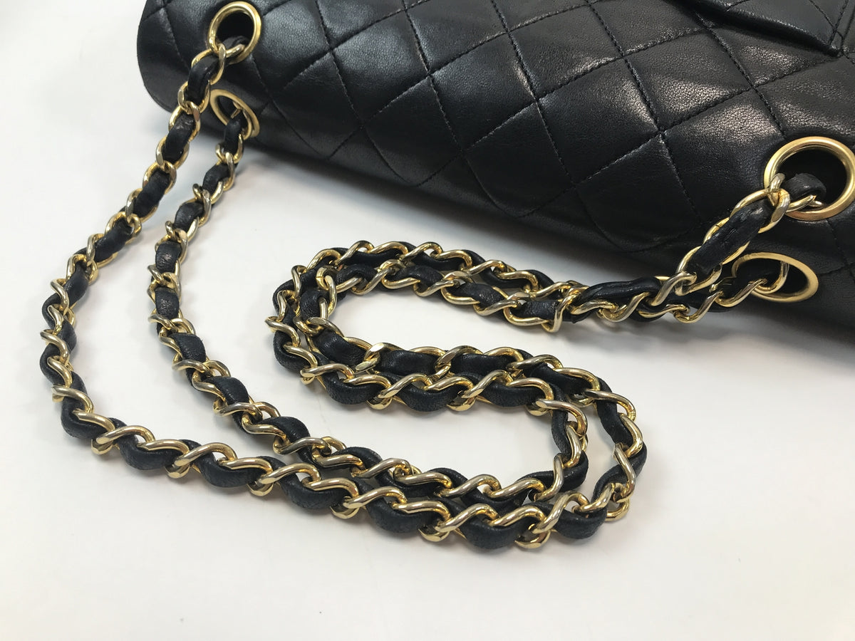CHANEL マトラッセ25 Wフラップチェーン ラムスキン
