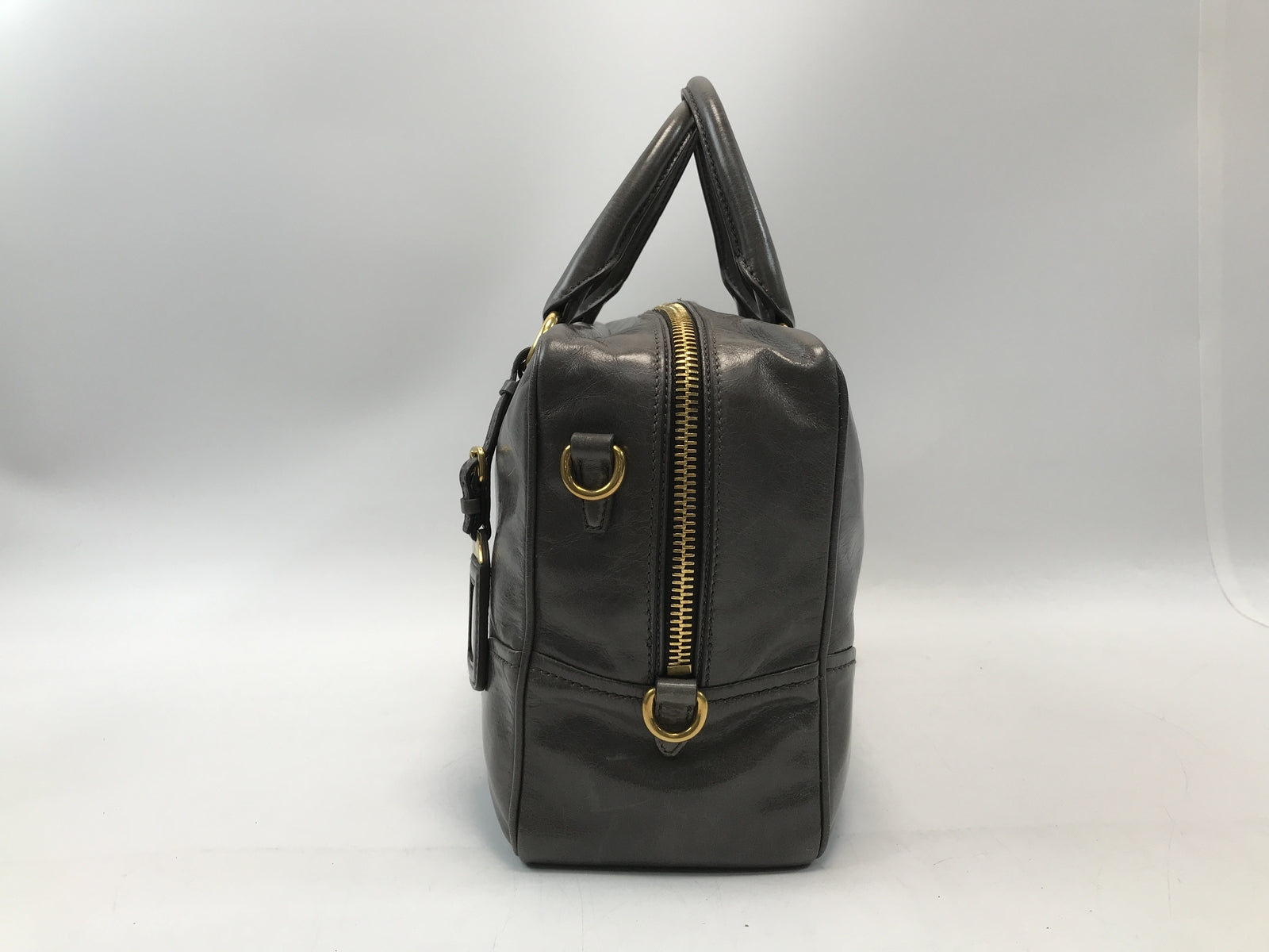 PRADA/ボストンバッグ/レザー