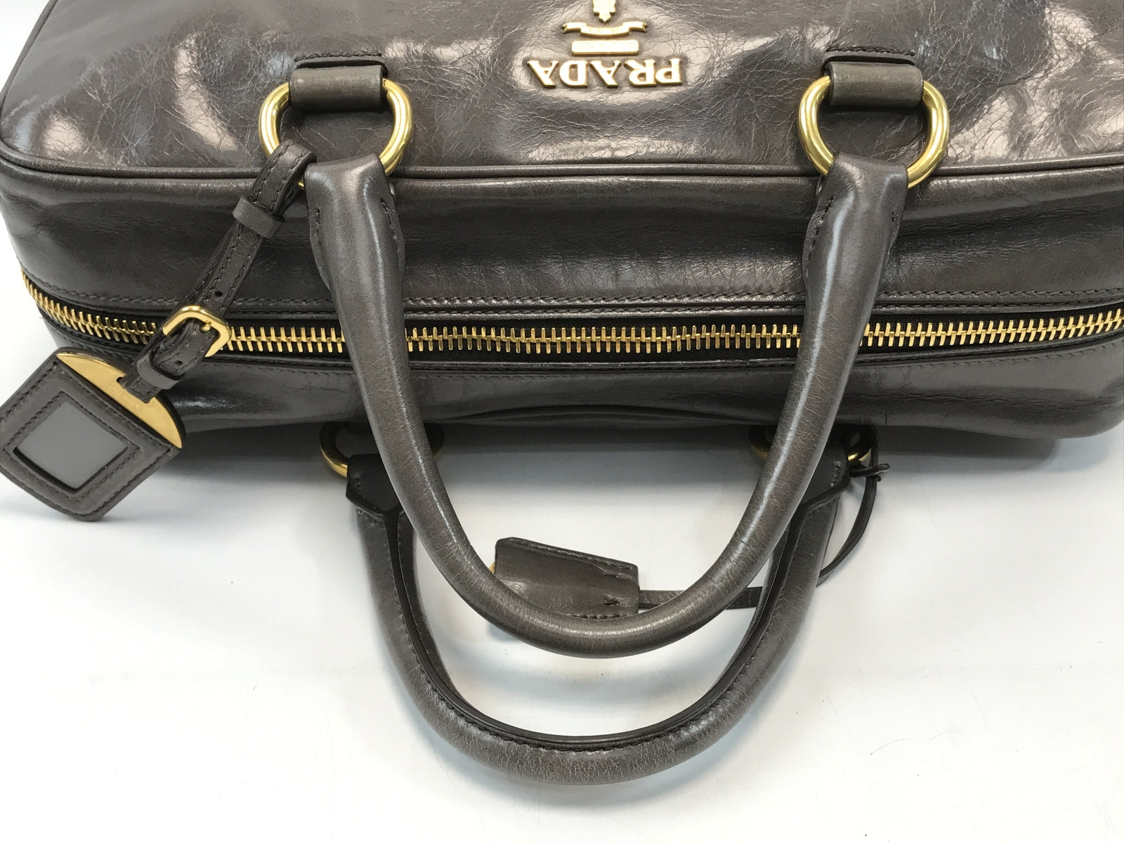 PRADA/ボストンバッグ/レザー