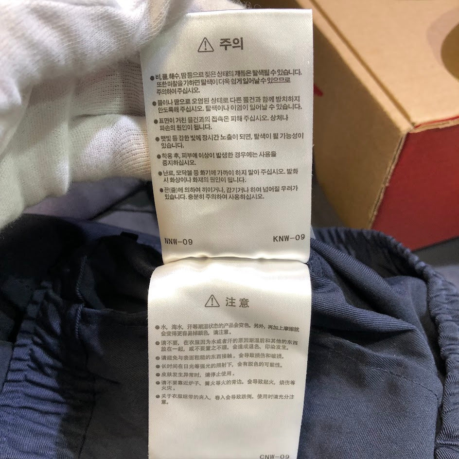 パンツ TECH EASY TROUSERS TWILL XL ネイビ－
