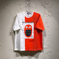 半袖Ｔシャツ 20ss 綿度詰天竺Real Review プリント Tシャツ