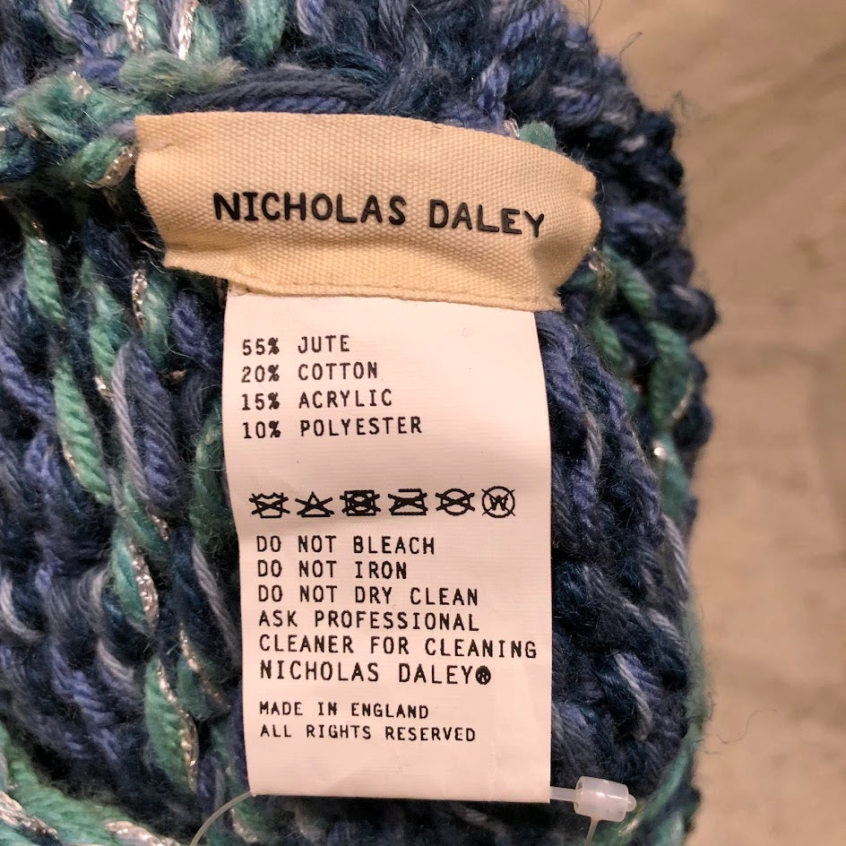 ニットキャップ NICHOLAS DALEY ハンドニットビーニー