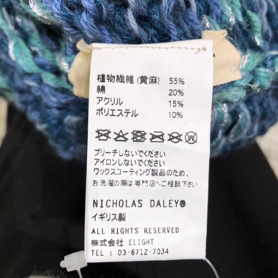ニットキャップ NICHOLAS DALEY ハンドニットビーニー