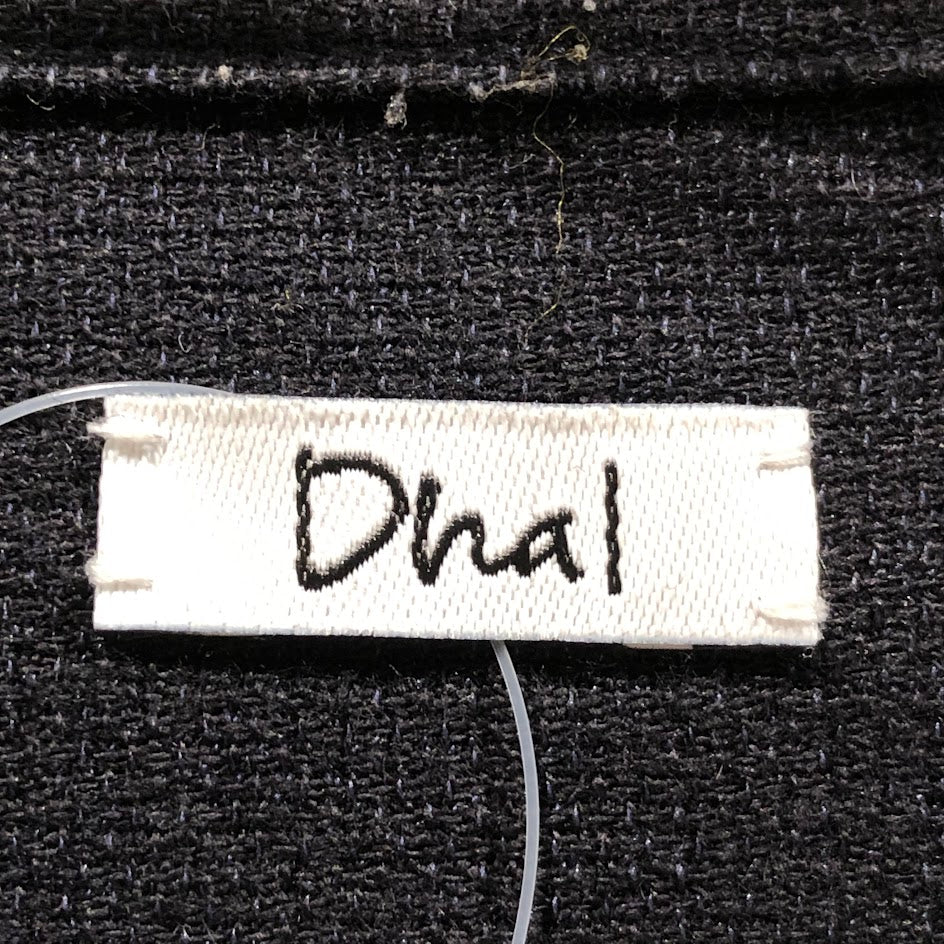 ジャケット Dhal オーガニックコットン シャツジャケット L ブラック