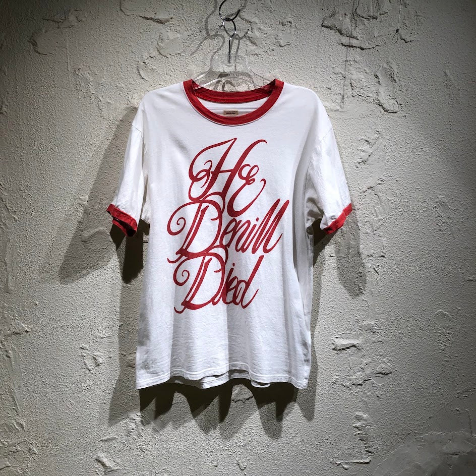 半袖Ｔシャツ 2025ss リンガーT Denim Died