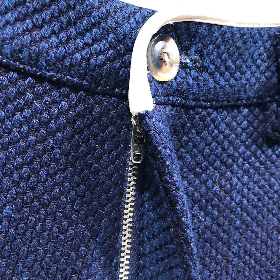 デニムパンツ Nomat ウエストパイピングカットオフデニム