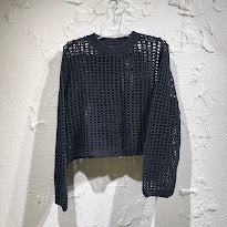 ニット 24SS CROCHETED SWEATER