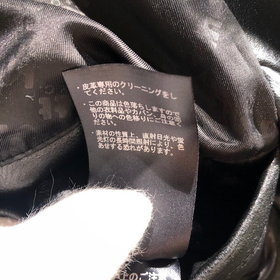レザージャケット DOUBLE BREST RIDERS XL ブラック