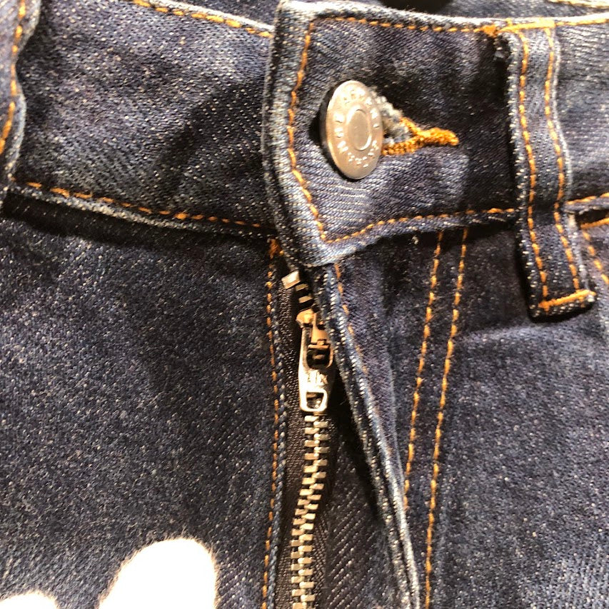 デニムパンツ ミディアムブルーウォッシュ コンフォートスリムフィット デニムパンツ