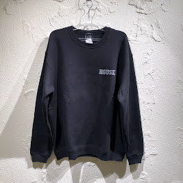スウェット ISNESS MUSIC ”HOUSE" スウェット ブラック
