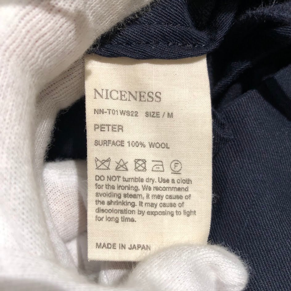 パンツ 22ss PETERタックワイドパンツ