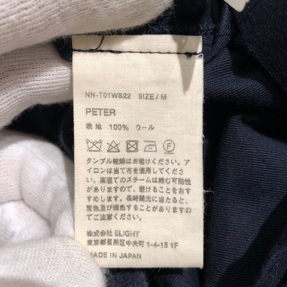 パンツ 22ss PETERタックワイドパンツ