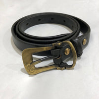 その他アクセサリー ナローレザーベルト