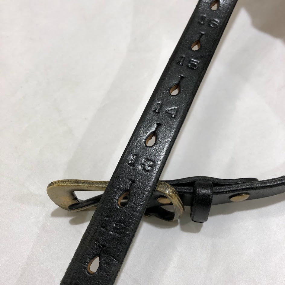 その他アクセサリー ナローレザーベルト