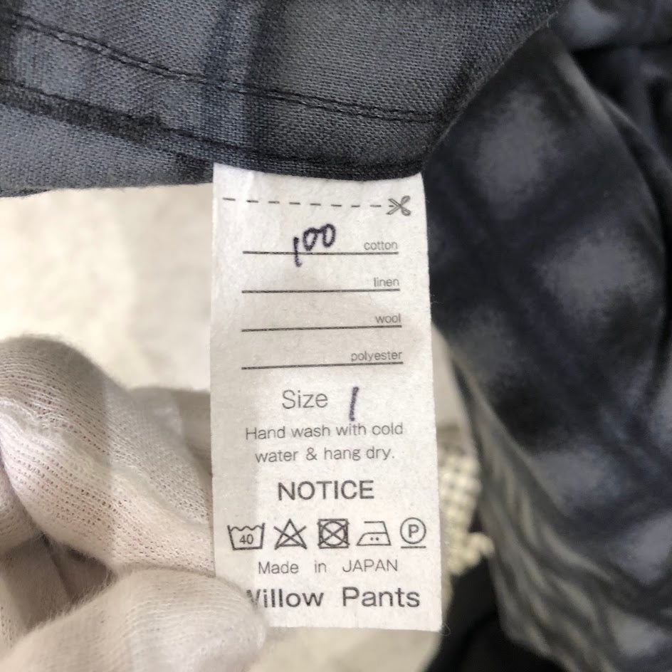 パンツ Willow Pants チェックパンツ 1