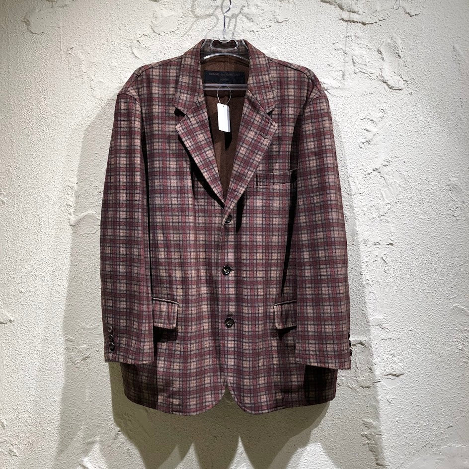 ジャケット HOMME 田中オム ブレザー S チェック