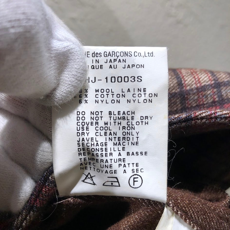 ジャケット HOMME 田中オム ブレザー S チェック