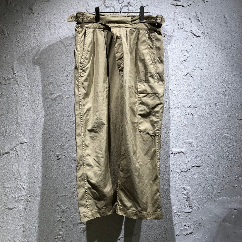 パンツ HOMME 17SS カーゴチノパン M ベージュ