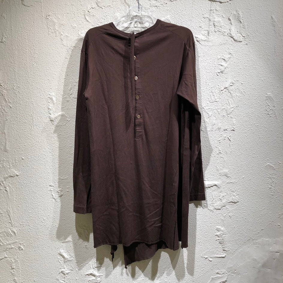 長袖Ｔシャツ 18AW Back henry neck long t