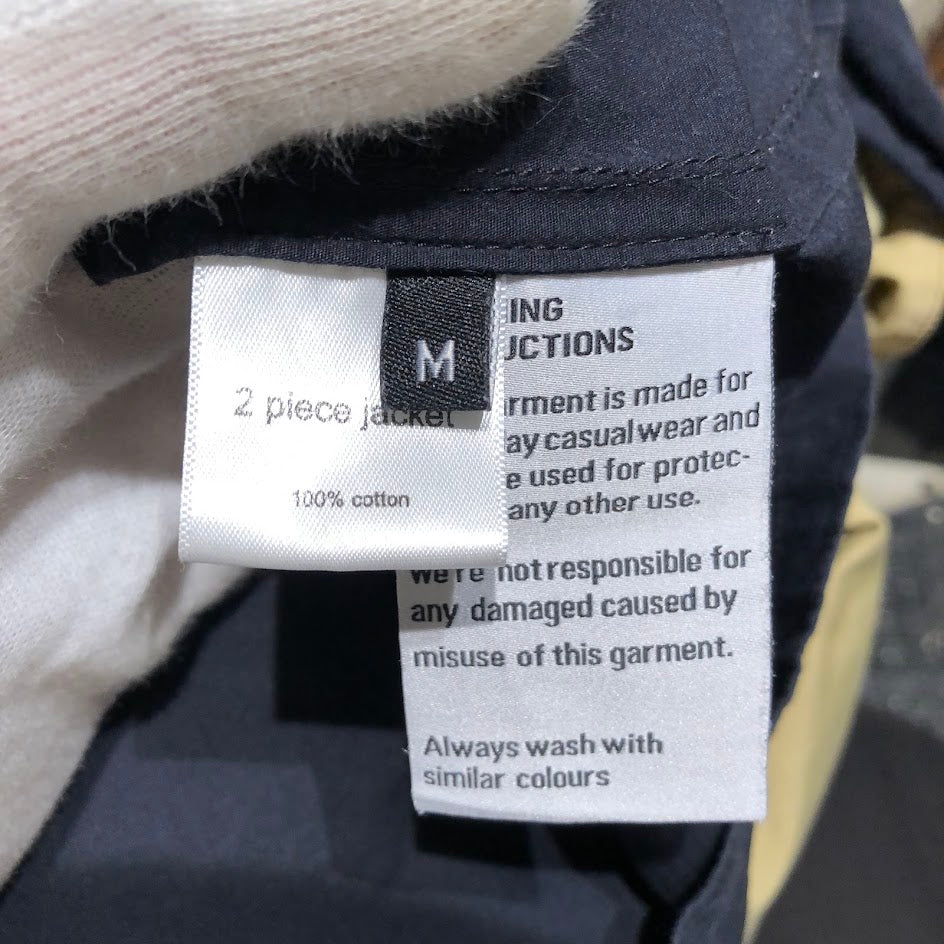 半袖シャツ 2 PEACE JACKET M ネイビー
