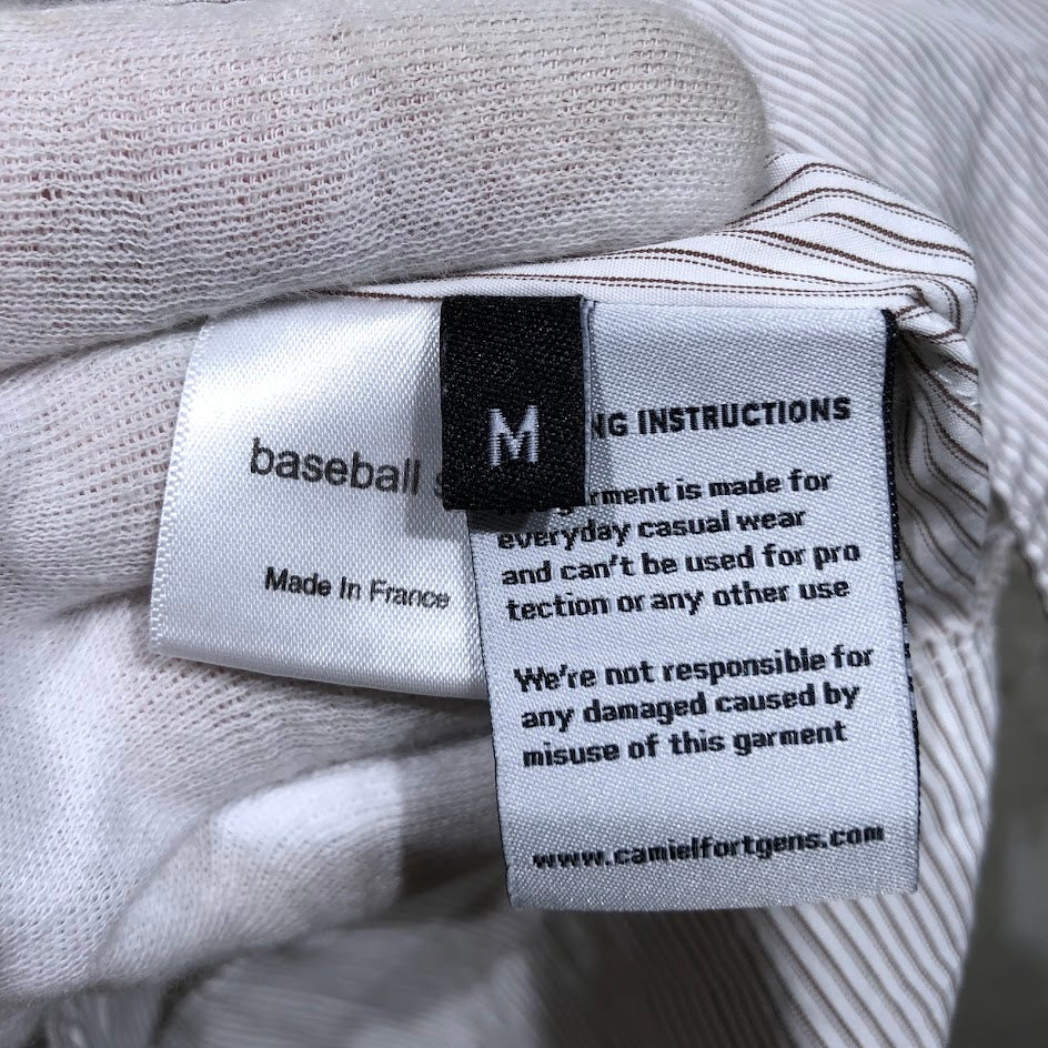 長袖シャツ BASEBALL SHIRTS M ストライプ