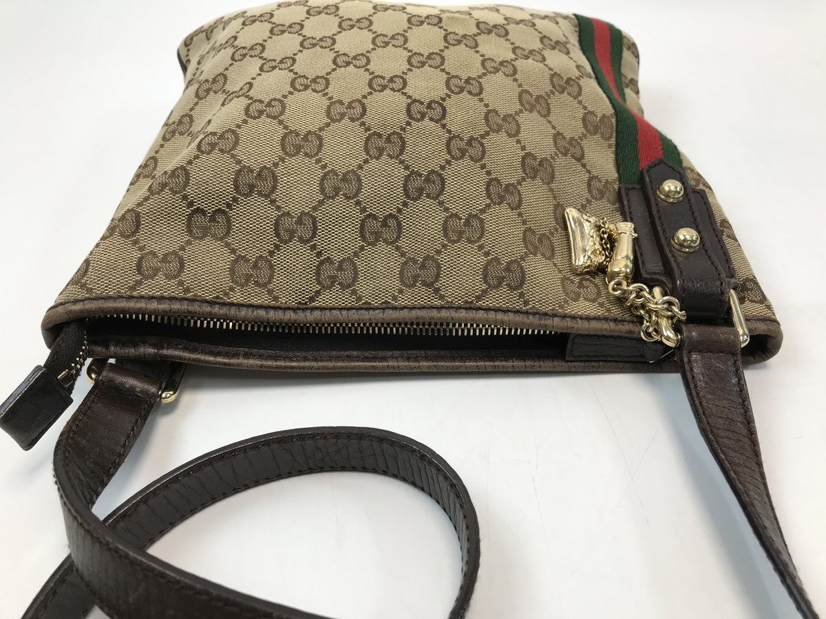 GUCCI ｼｪﾘｰﾗｲﾝ GGｷｬﾝﾊﾞｽ ｼｮﾙﾀﾞｰﾊﾞｯｸﾞ