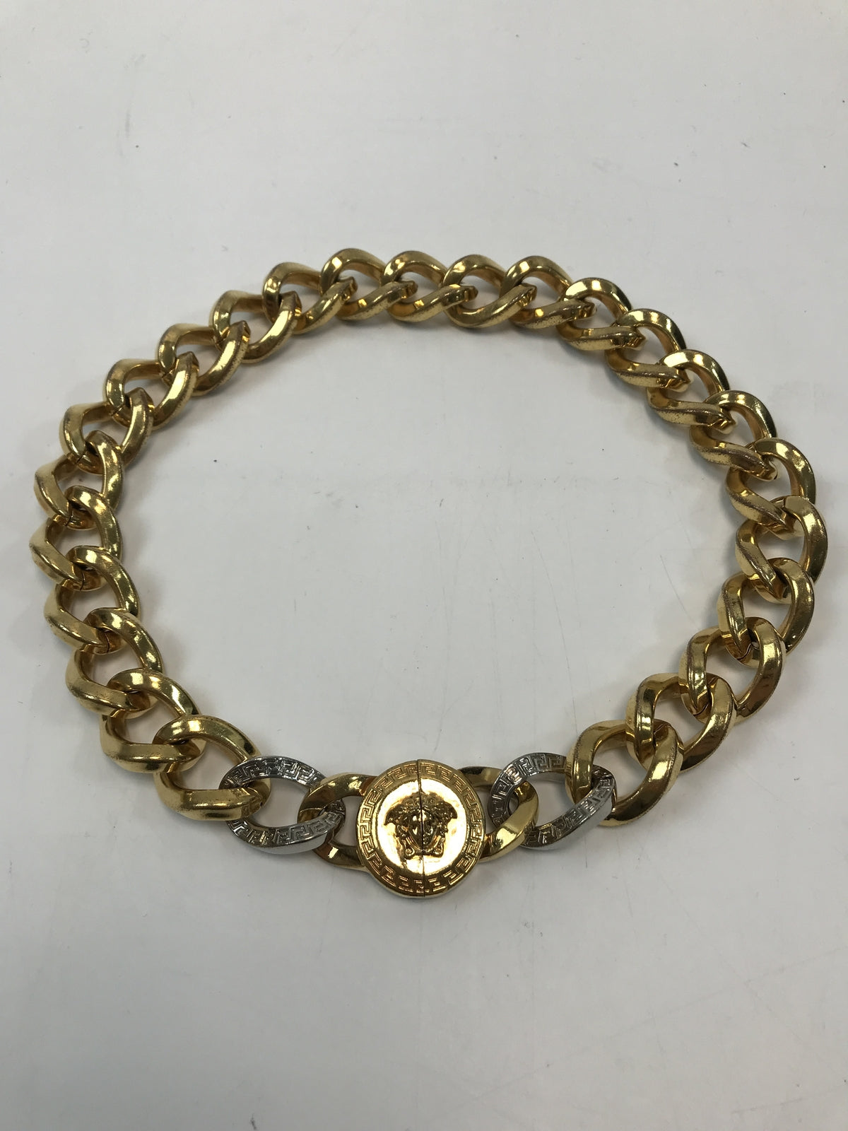 VERSACE チェーン　ネックレス　コンビ　GP