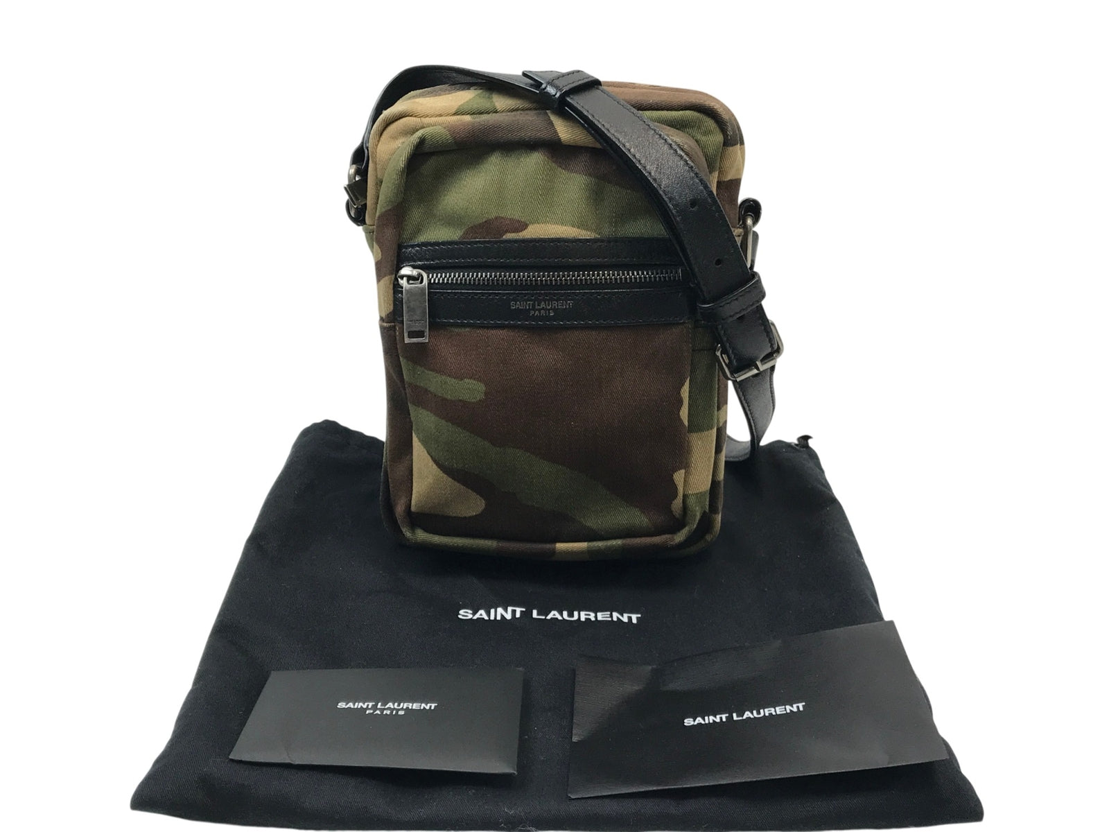SAINT LAURENT ショルダーバッグ カモフラ柄