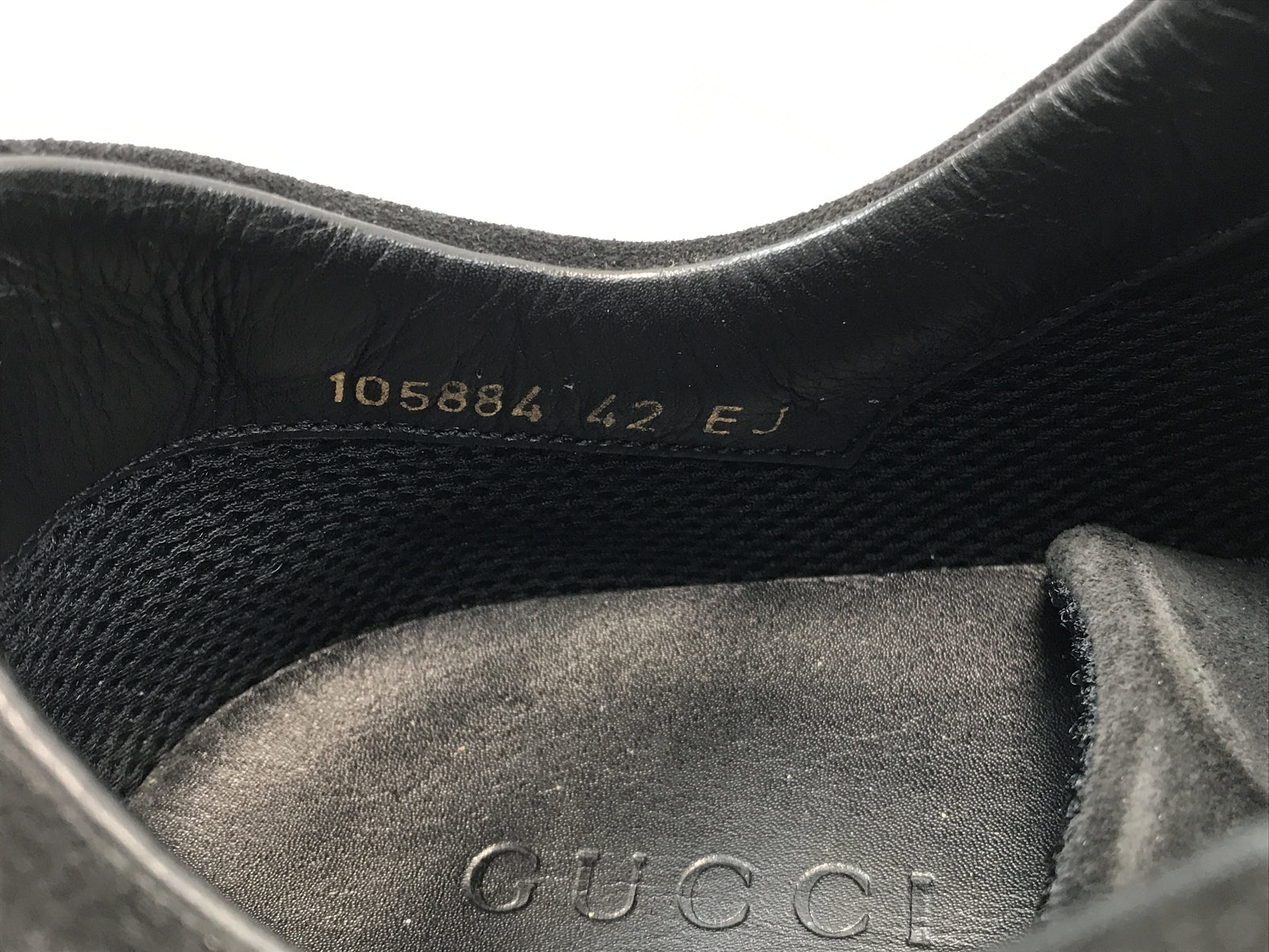 GUCCI マジックテープ スニーカー スエード 26cm (US8 UK7 1/2 EU42)