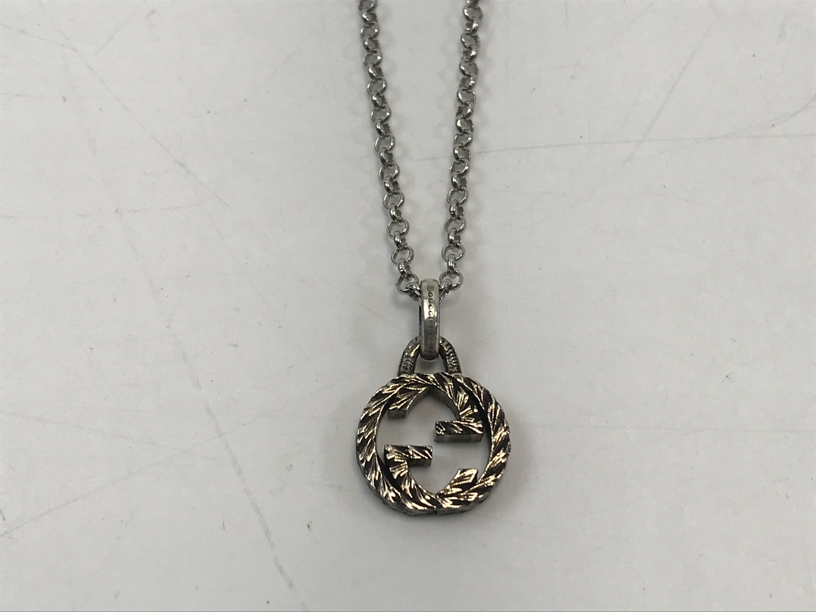 GUCCI/インターロッキングG/ネックレス/925