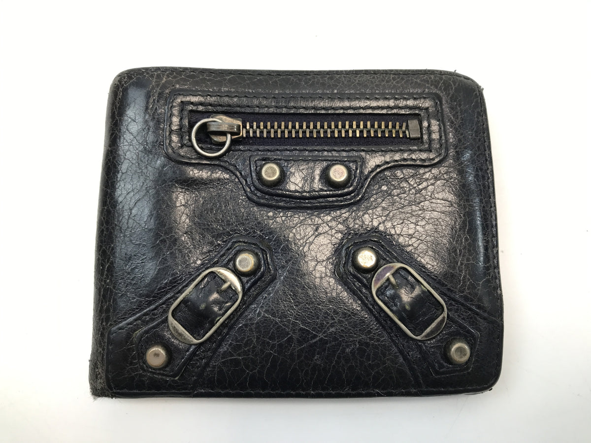 Balenciaga エディターズ 二つ折り レザー 財布 168504