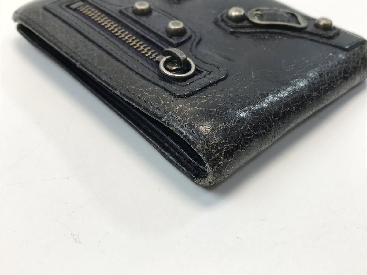 Balenciaga エディターズ 二つ折り レザー 財布 168504