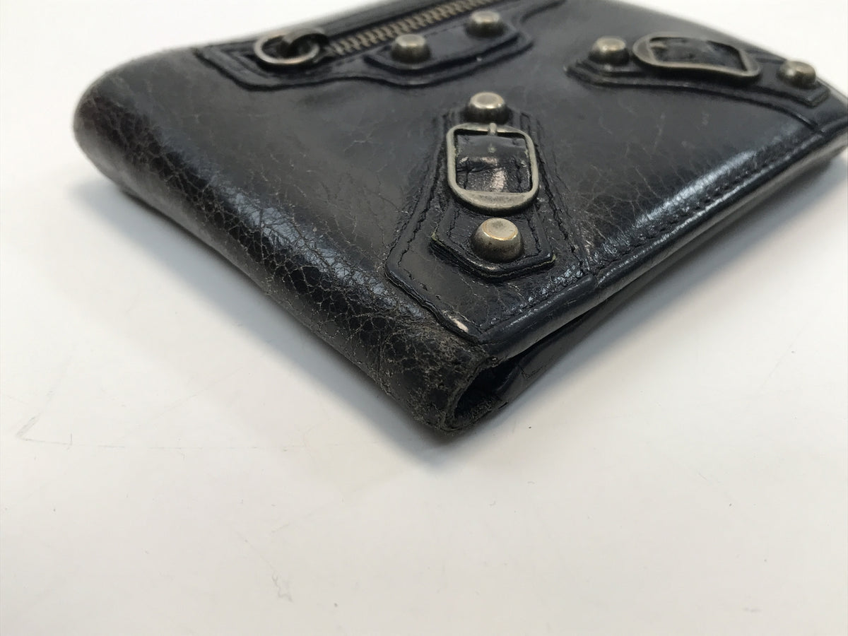 Balenciaga エディターズ 二つ折り レザー 財布 168504